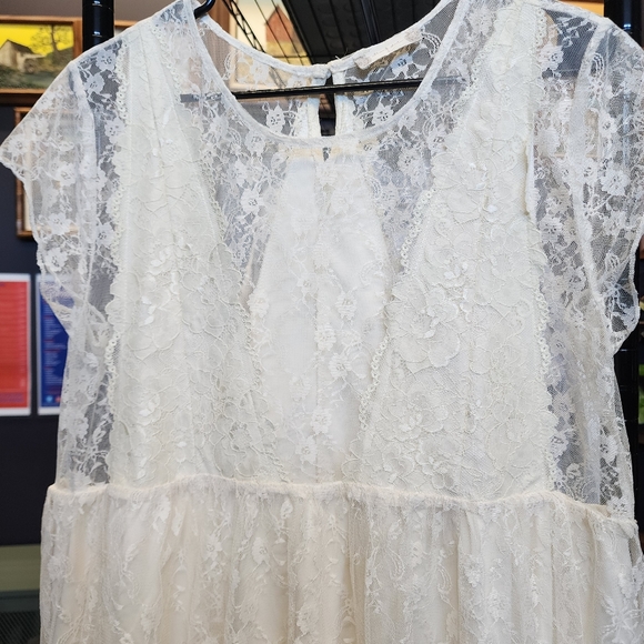 ALTAR'D STATE Sheer Lace Maxi Dress L - Picture 4 of 6